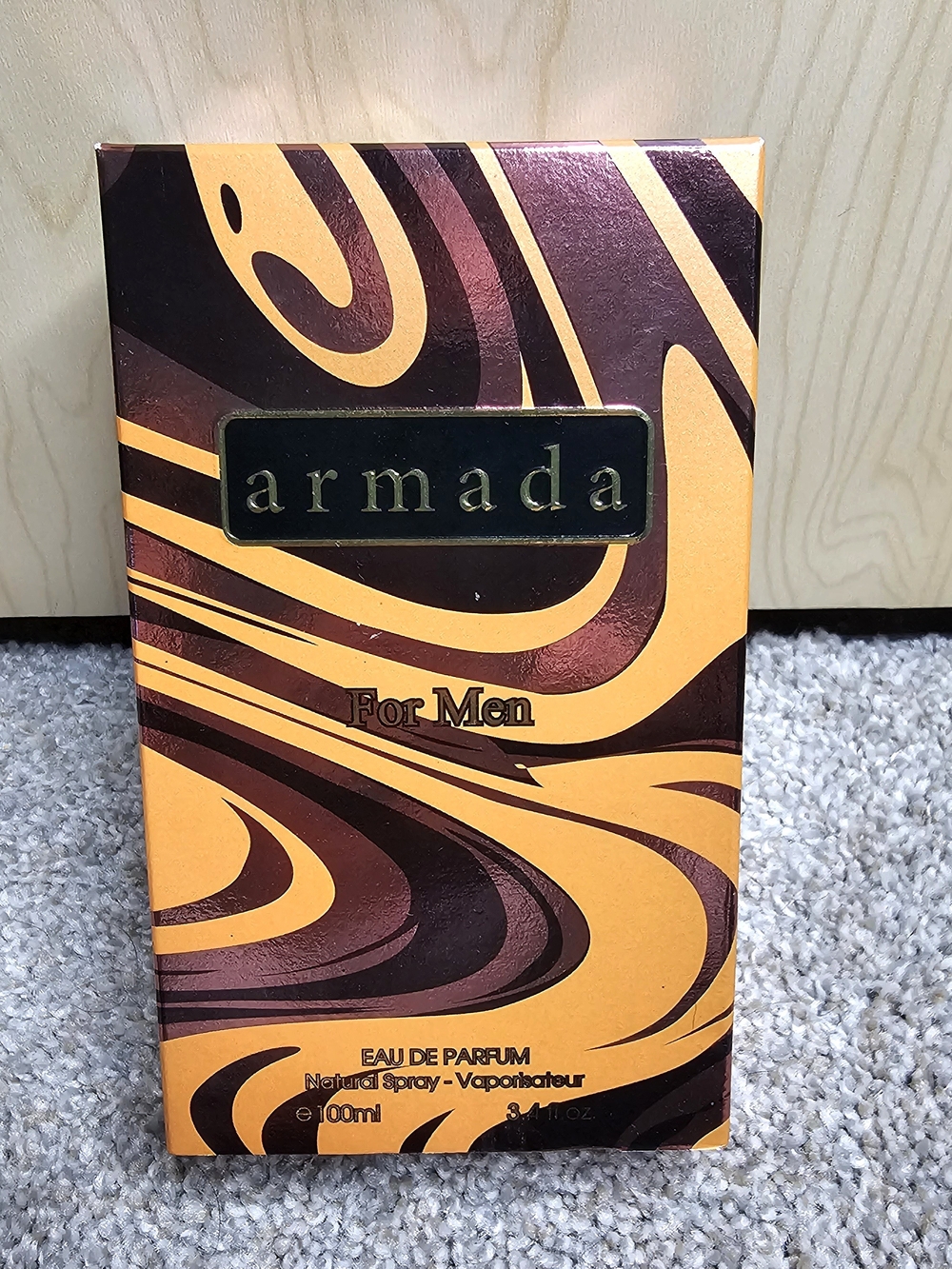Armada For Men - Orange & Brown Packaging